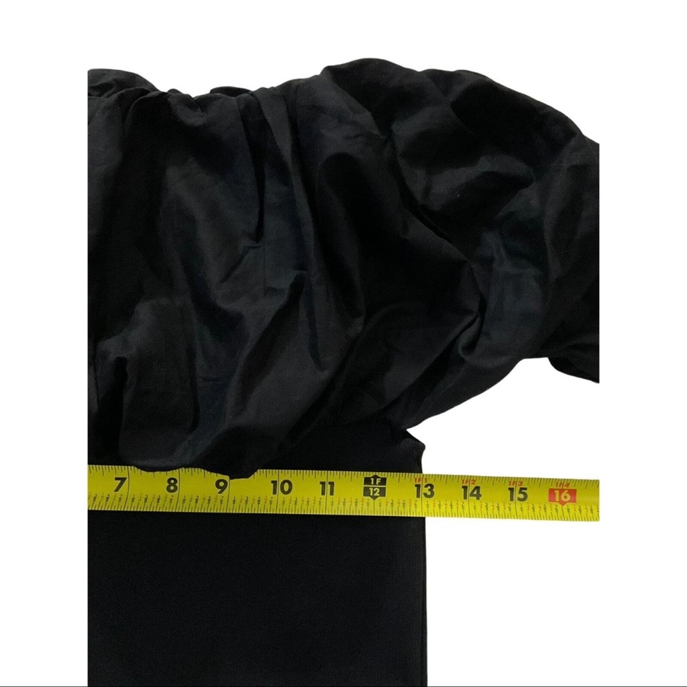 Zara Black Off Shoulder Ruffled Top Large - Picture 4 of 5